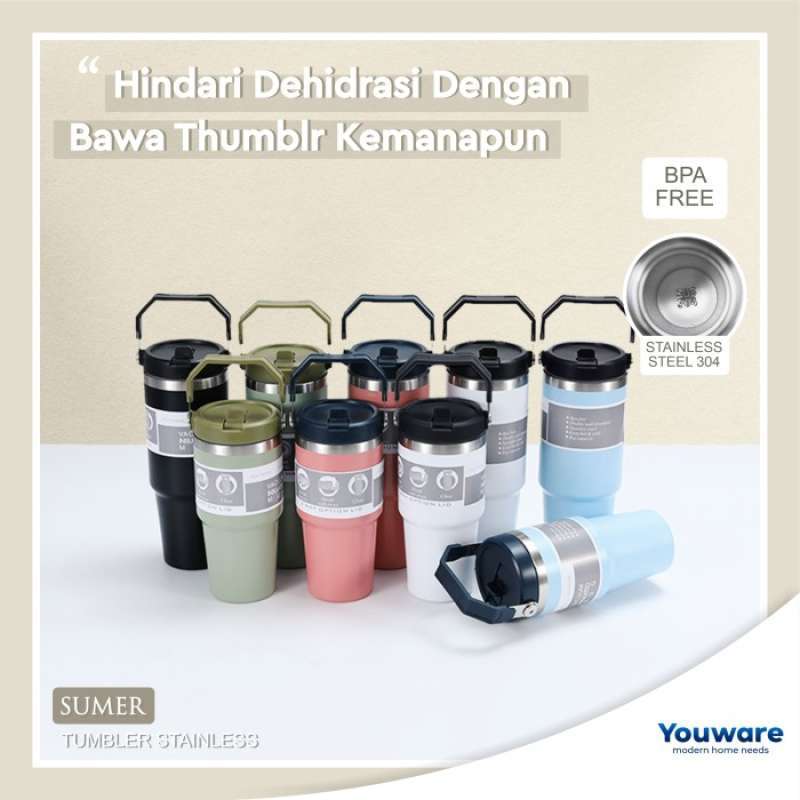 Promo Youware Sumer Stainless Tumbrl Ml Hot And Cold Bpa