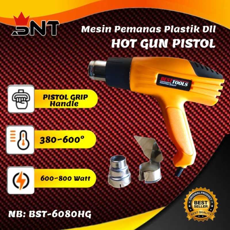 Promo Elektik Hot Gun Heat Gun Pistol Pemanas Shrink Sticker Resin Nozle Diskon Di Seller