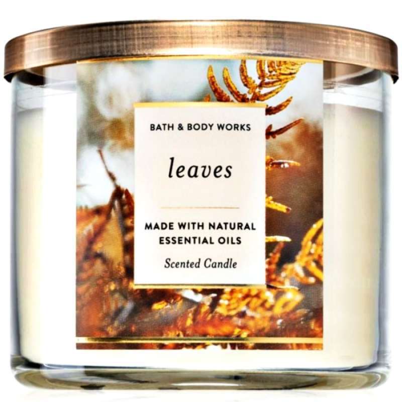 Promo Bath Body Works Bbw Leaves Wick Scented Candle G Diskon