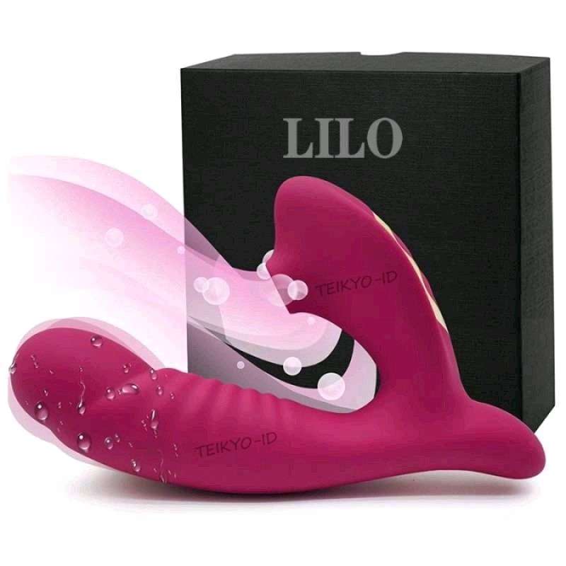 Promo Alat Bantu Sex Wanita Dildo Cabang Lilo Lucy Vibrating Vibrator