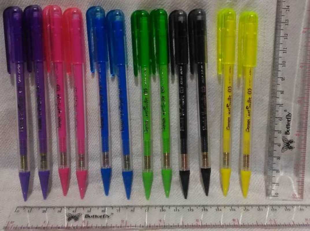 Jual Pensil Ketek Cetek Mekanik Pentel Hot Shots Refil Isi Bagus Awet Ready Stock Di