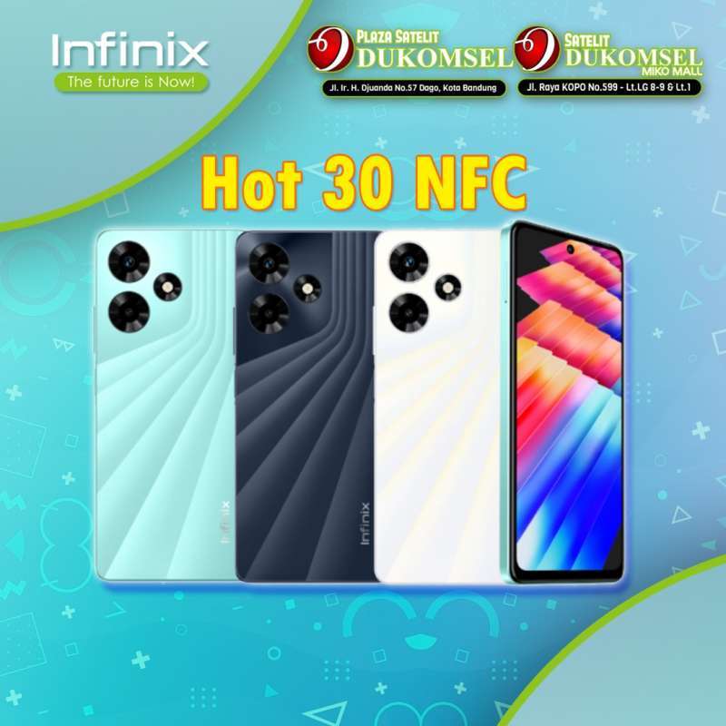 Jual Infinix HOT 30 Nfc 8gb 128gb Di Seller Butik Dukomsel Plaza Satelit Dukomsel Online Blibli