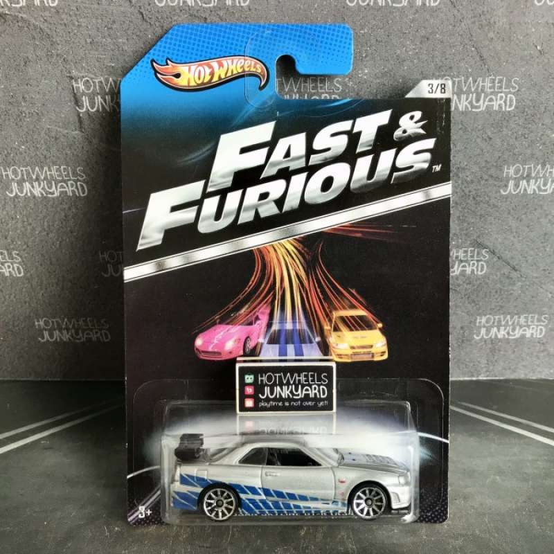 Promo Hot Wheels Nissan Skyline Gtr R34 Fast Furious Ff Paul Walker Diskon 24 Di Seller Puas