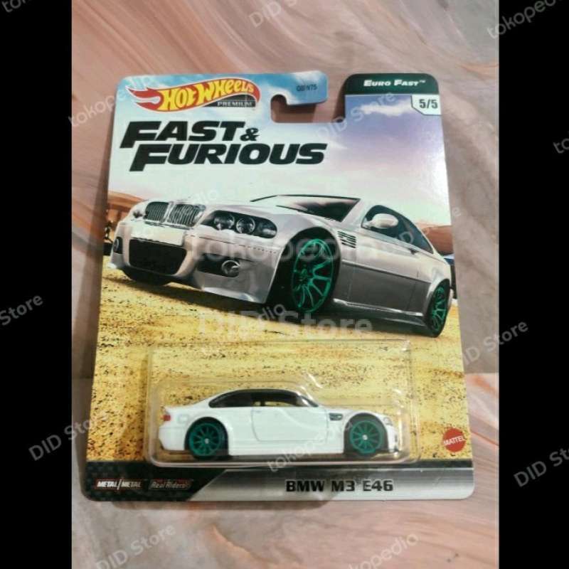 Promo Hot Wheels Premium Bmw M3 E46 Fast And Furious Hot Wheels M3 E46 Putih Diskon 23 Di