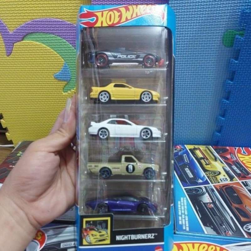 Jual ASKA HOT WHEELS ORIGINAL HOT WHEELS ISI 5 NIGHTBURNERZ HOT WHEELS Di Seller Enzo Store
