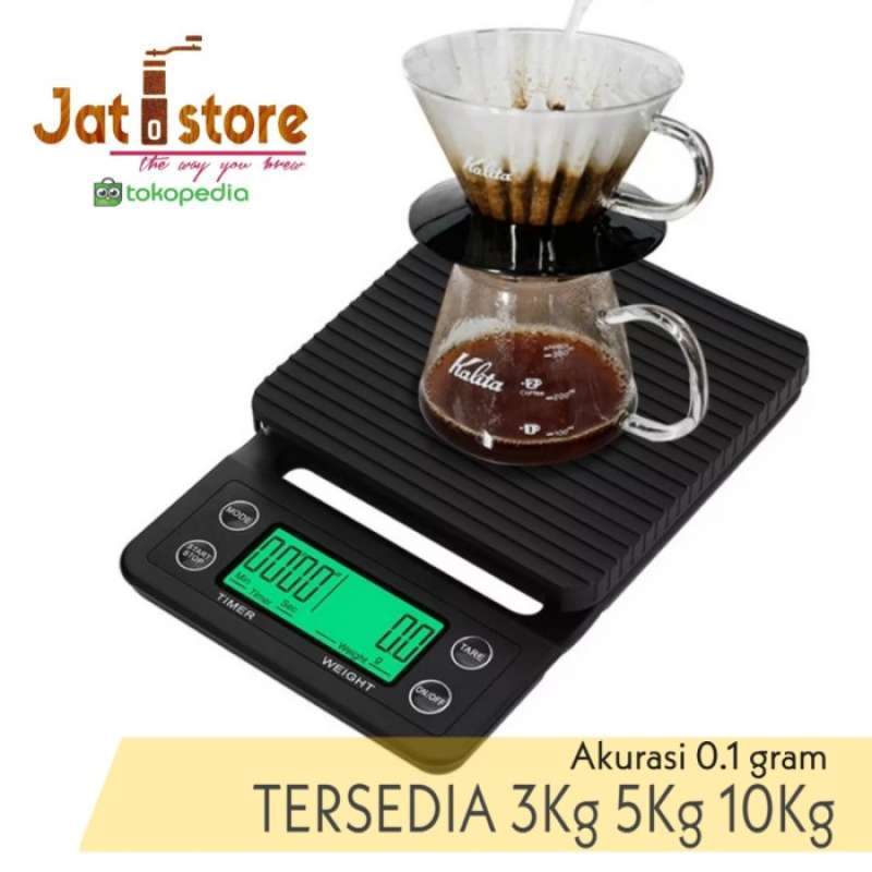 Promo Timbangan Kopi Barista Coffee Drip Scale Timer Oem Latina Newton Diskon Di Seller