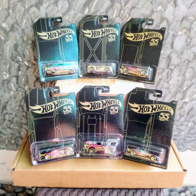 Promo HOT WHEELS PEARL CHROME TH ANNIVERSARY SET LUTOFIA Diskon Di Seller