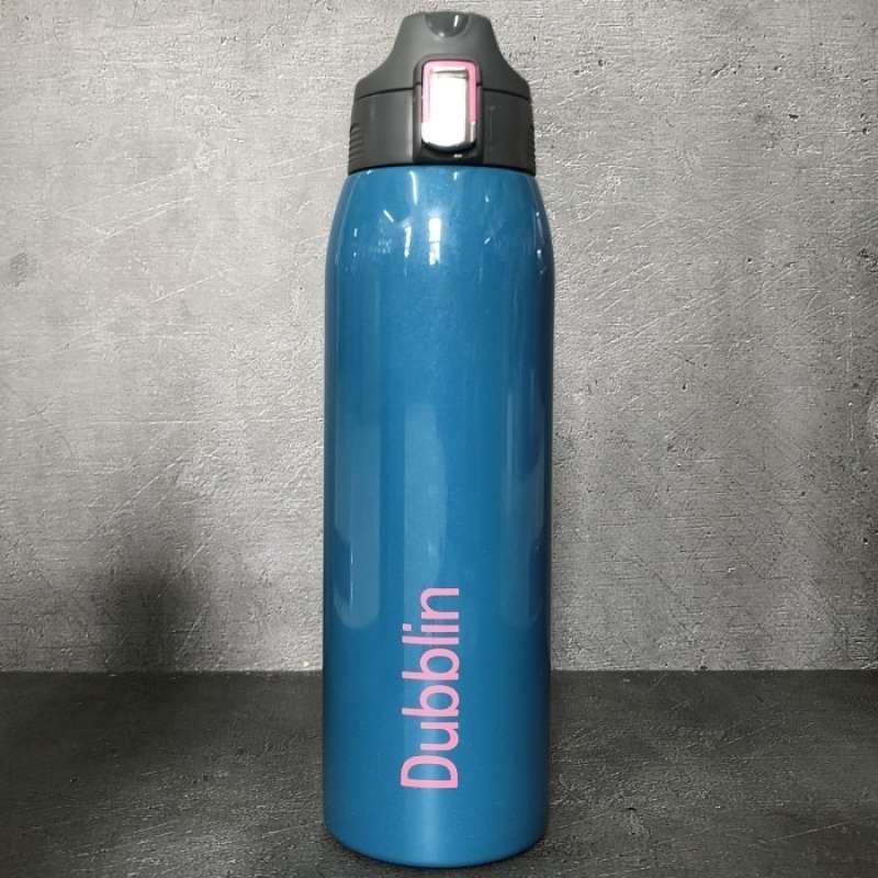 Promo Tempat Air Minum Panas Dingin Termos Dubblin Hot Cold Rose Biru Diskon Di