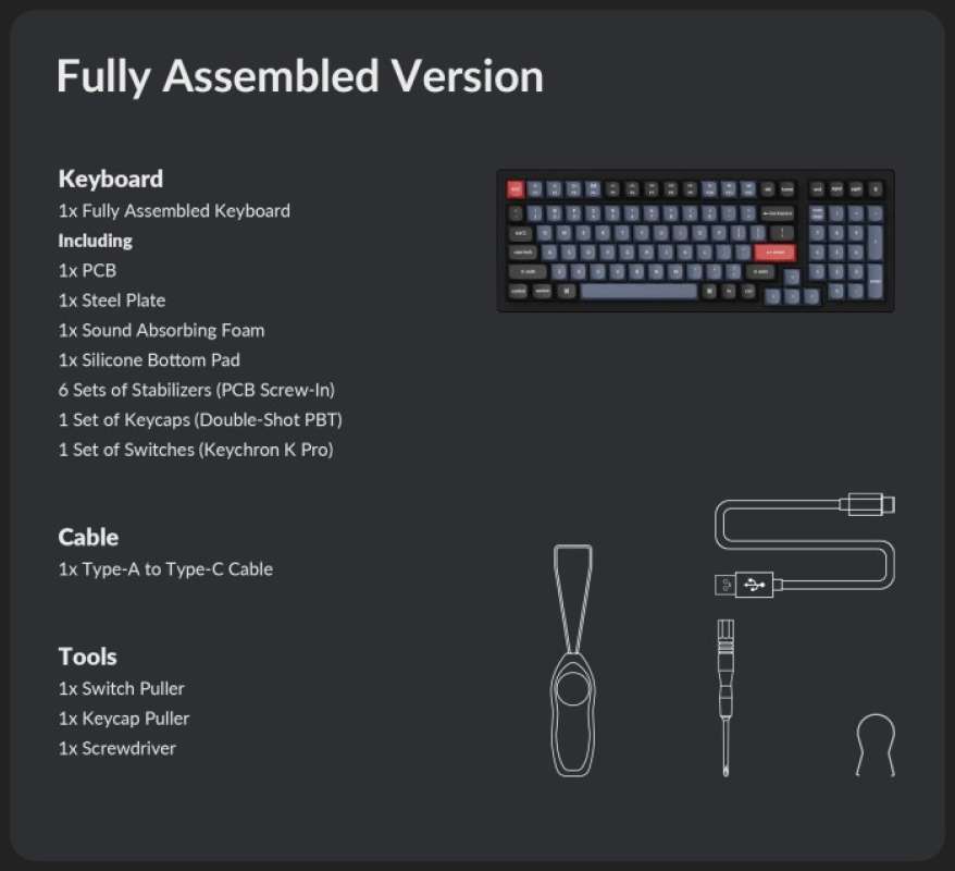 Promo Produk Ori Keychron K Pro Qmk Via Fully Assembled Hot Swappable White Backlight