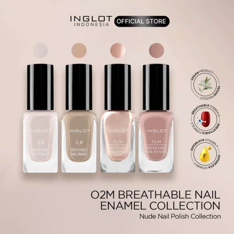 Jual Inglot Nude Nail Polish Collection Kutek Halal Warna Nude O M Ml Di Seller