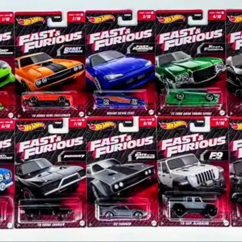 Jual Hot Wheels Fast And Furious All Set Hotwheels Hotwheel Fnf Di Seller
