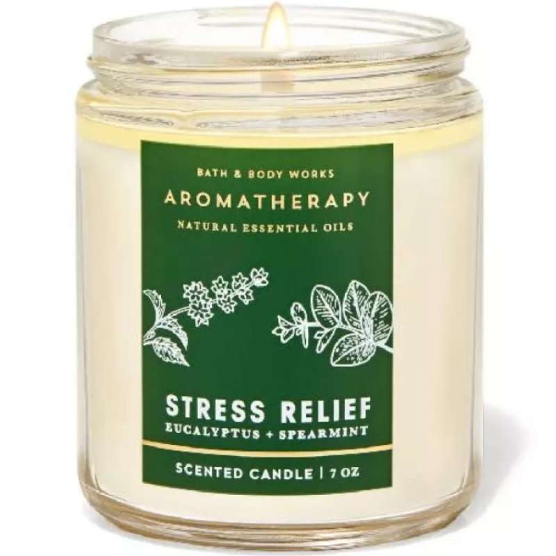 Promo Bath Body Works Bbw Eucalyptus Spearmint 1 Wick Scented Candle