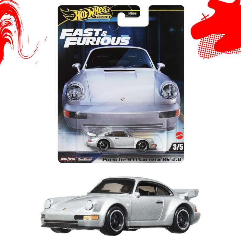 Promo Hot Wheels Premium Porsche 911 Carrera Rs 3 8 Silver Fast Furious Ff Diskon 16 Di Seller