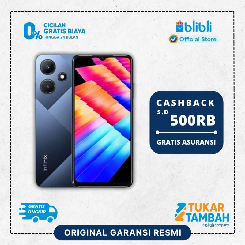 Promo Infinix Hot I Smartphone GB GB Garansi Resmi Blue