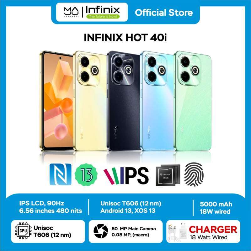 Jual Infinix Hot 40i 8 256gb Garansi Resmi Black Di Seller Maju Hardware Group Official