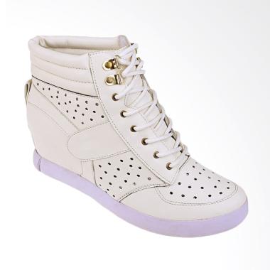 Syaqinah 129 Sepatu Boots Wanita - Putih