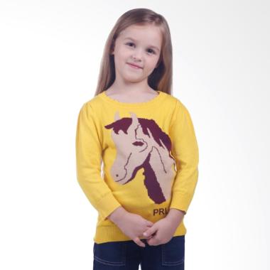 POLO RALPH LAUREN Cashmere Kids Girl Sweater Anak - Optic Yellow - WG2198EQ2KQ -