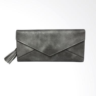 Shine Accessories WB1465 Motif Amplop SHN.51 Dompet Wanita - Dark Grey Shine Accessories WB1465 Motif Amplop SHN.51 Dompet Wanita - Dark Grey