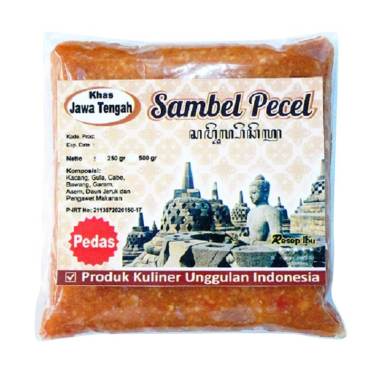 Resep Ibu Khas Jawa Tengah Sambel Pecel Kacang - Pedas [250 g]