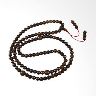 ICBEADS Japamala Kayu Gaharu Buaya Kalung Tasbih [08 mm]