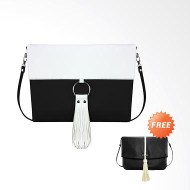 Buy 1 Get 1 - VONA Robin Clutch - Hitam + Free VONA Ferris Clutch - Hitam