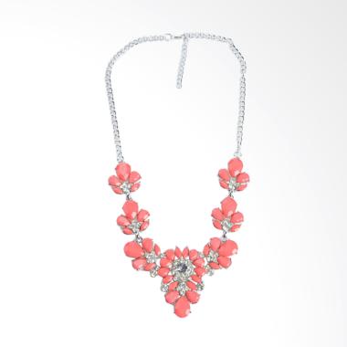 VA N0148 Hwaseong Necklace Kalung Wanita - Red