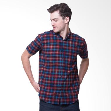 Tendencies Tartan Shirt Kemeja Pria - Red Black Tendencies Tartan Shirt Kemeja Pria - Red Black