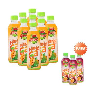 Jus Ahoy! Mangga [330 mL/9 pcs] + Free Jus Ahoy! Markisa [330 mL/3 pcs]