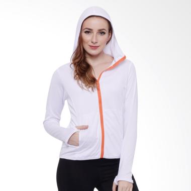 Hitscore Jacket Polos Wanita - Putih Hitscore Jacket Polos Wanita - Putih
