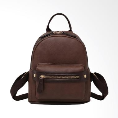 Fashion 0930020571 Fashion Backpack Wanita - Brown Fashion 0930020571 Fashion Backpack Wanita - Brown