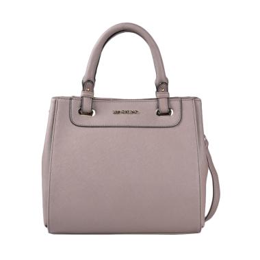 Les Catino Fay Solid Satchel Bag - Taupe