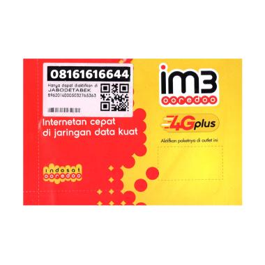 Indosat Im3 Oredoo Nomor Cantik 081 6161 6644 Kartu Perdana