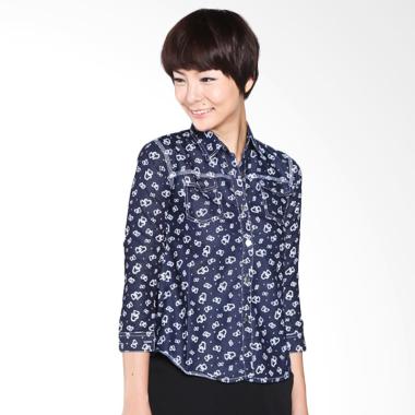 Yona Busana Lengan Panjang Caviar Motif Hati Atasan Wanita Yona Busana Lengan Panjang Caviar Motif Hati Atasan Wanita