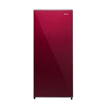 SHARP SJ-X165M-SR Kulkas - Merah [1 Pintu/133 L/Khusus Jabodetabek]