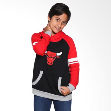 NBA Outerstuff 28OH5 Chicago Bulls Robust Pull Over Hoodie Basket Anak