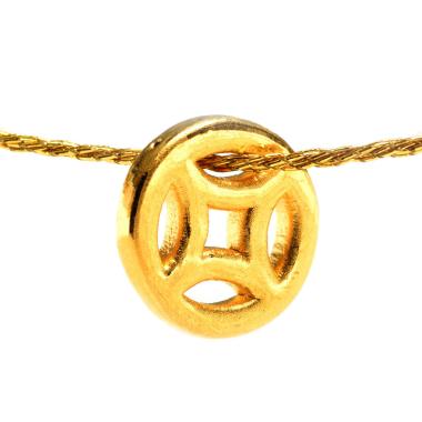 Tiaria Golden Cold Coin Liontin [0.3 g/24K]
