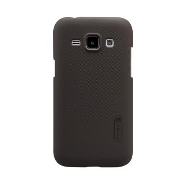 Nillkin ORIGINAL Super Frosted Shield Samsung Galaxy J1 - Brown/Coklat Hardcase Backcase Backcover Case HP Casing Handphone