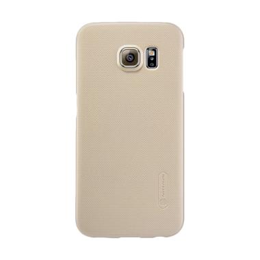 Nillkin ORIGINAL Super Frosted Shield Samsung Galaxy S6 - Gold/Emas Hardcase Backcase Backcover Case HP Casing Handphone