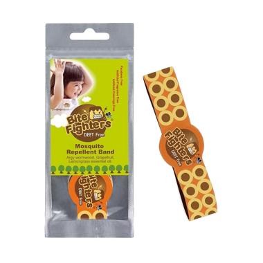 Bite Fighters Botanical Mosquito Repellent Soft band with Essential Oil Gelang Anti Nyamuk