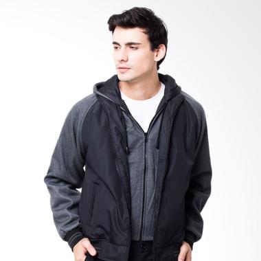 Evio 82 Jacket Hoodie - Hitam