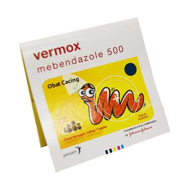 Vermox Obat Cacing [500 Mg]