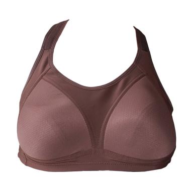 Aily 893 Sports Bra - Coklat Tua