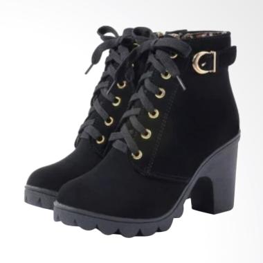 OEM Eben Sepatu Boots Wanita - Black OEM Eben Sepatu Boots Wanita - Black