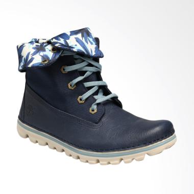 Timberland Brookton RollTop Fabric Sepatu Boots Wanita - Dark Navy