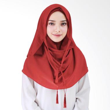 Milyarda Hijab Kiela Jilbab Instant - Merah