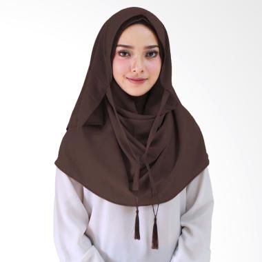 Milyarda Hijab Kiela Jilbab Instant - Coklat