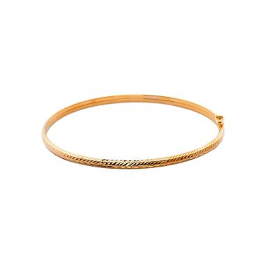Gelang Emas Kadar 75 - Gold Bangle-WHIZLIZ