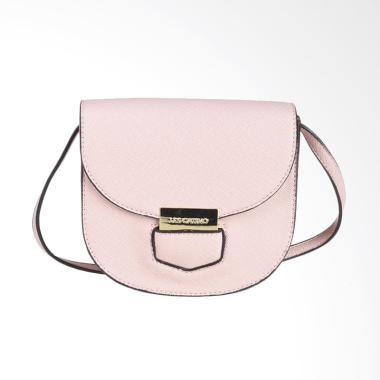 Les Catino Estefan Saddle Tas Selempang Wanita - Rose Smoke