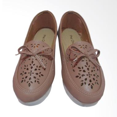 Phe Orange Santai Loafer Sepatu Wanita - Coklat Phe Orange Santai Loafer Sepatu Wanita - Coklat