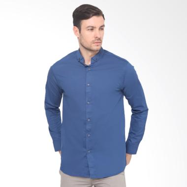Efesu Miles Kemeja Pria - Blue Efesu Miles Kemeja Pria - Blue